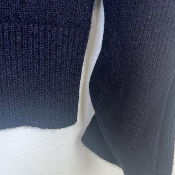 Nordstrom's 100% Cashmere Black Turtleneck Sweater SZ XS Lagenlook Quiet Luxury - Picture 7 of 10